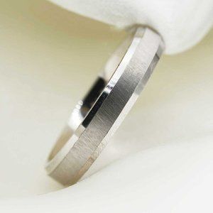 10 K Gold wedding Band 4mm , white gold, yellow gold, rose gold, engagement
